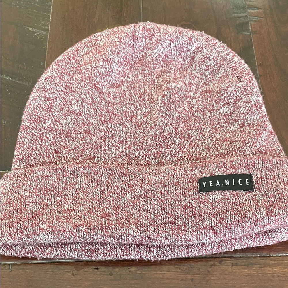 Red and White Beanie